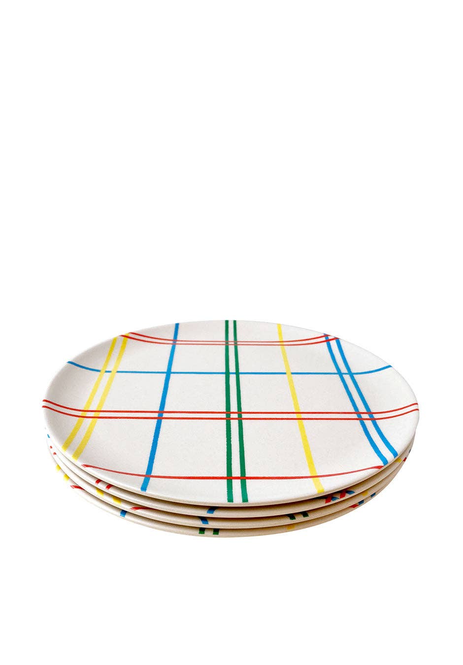 Plaid Side Plate