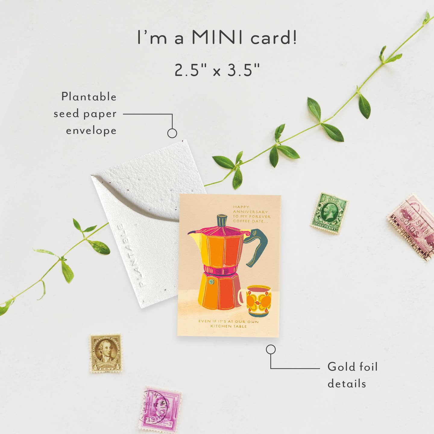 Espresso - Anniversary Card image 3