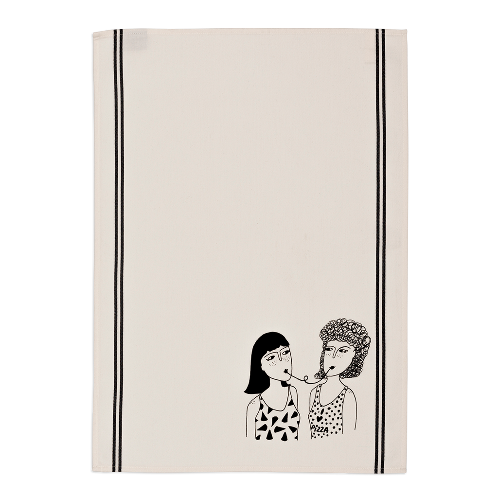 Tea Towel - I Love Pizza