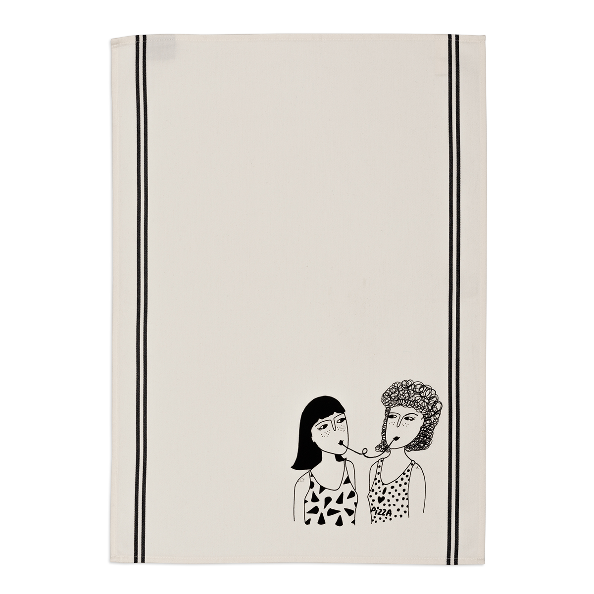 Tea Towel - I Love Pizza