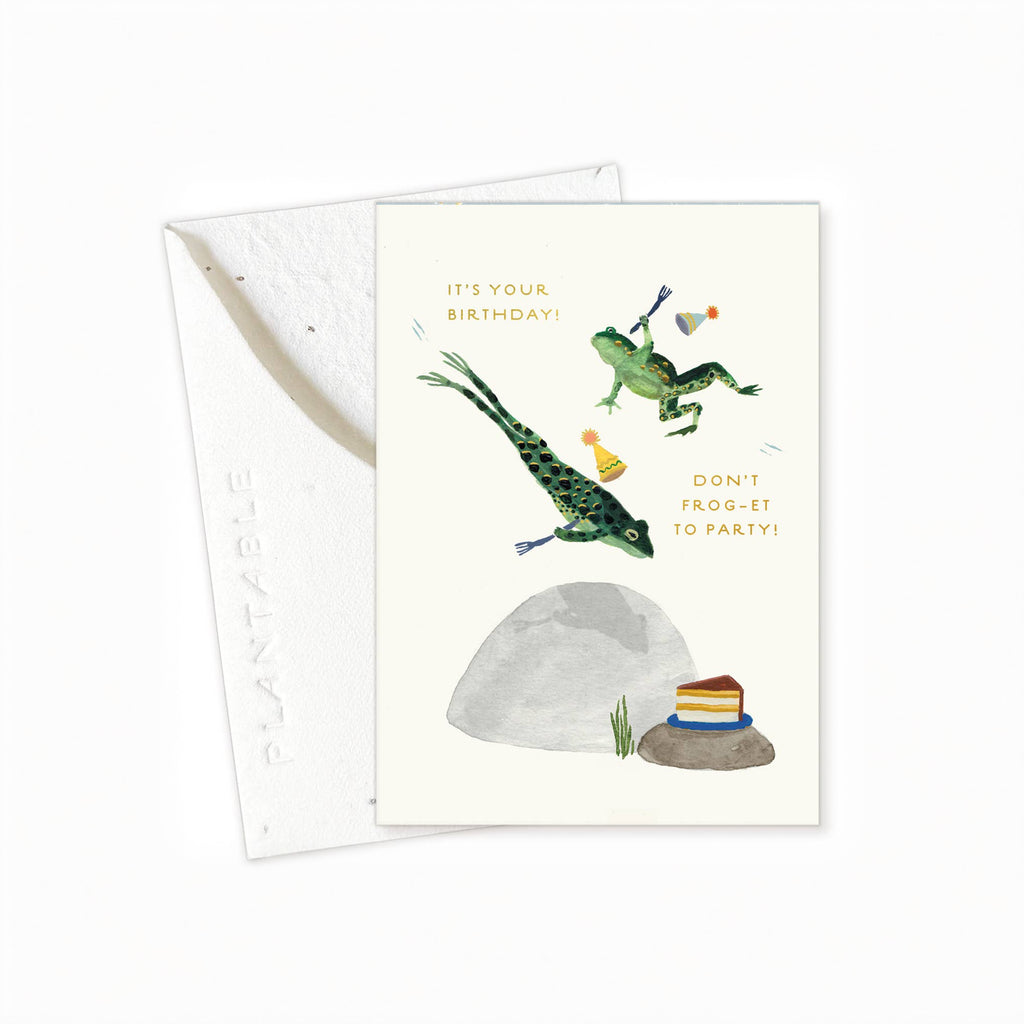Party Frog - Birthday Card image 2