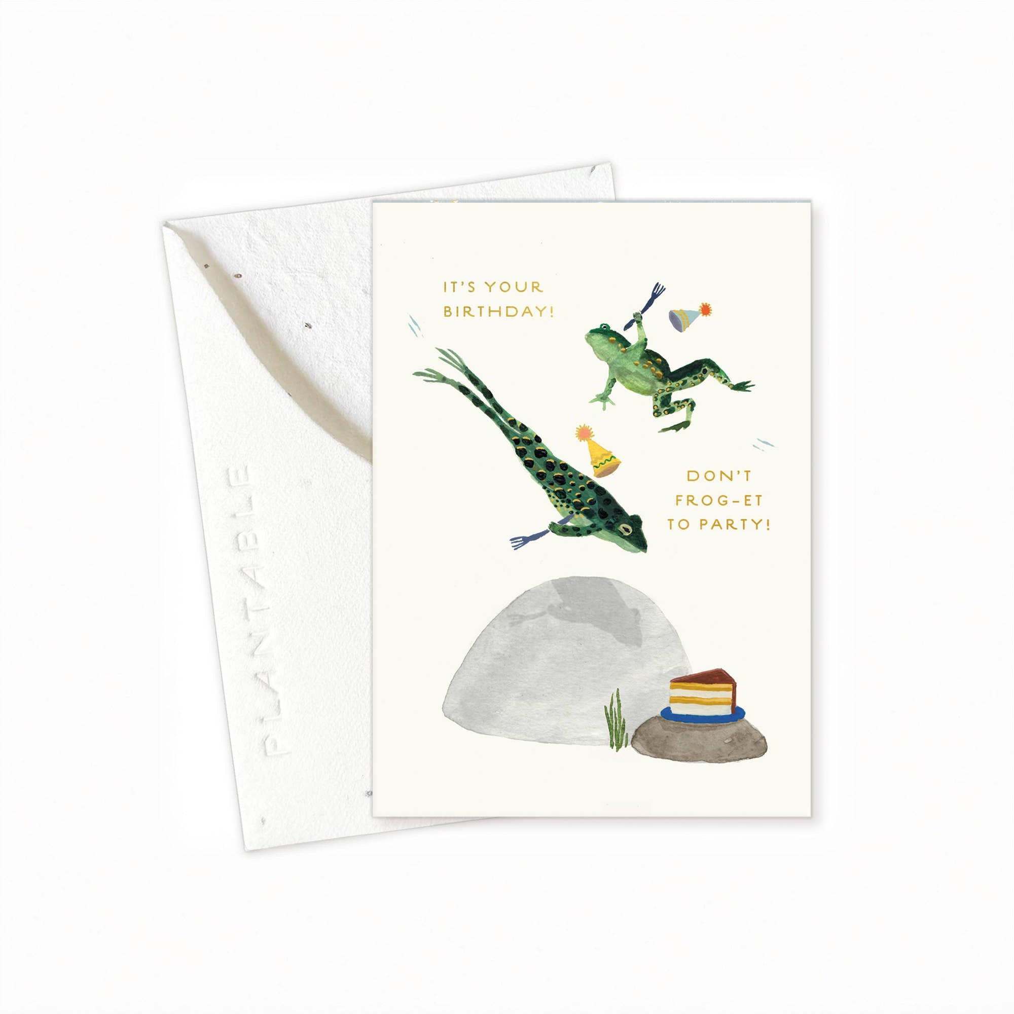Party Frog - Birthday Card image 2