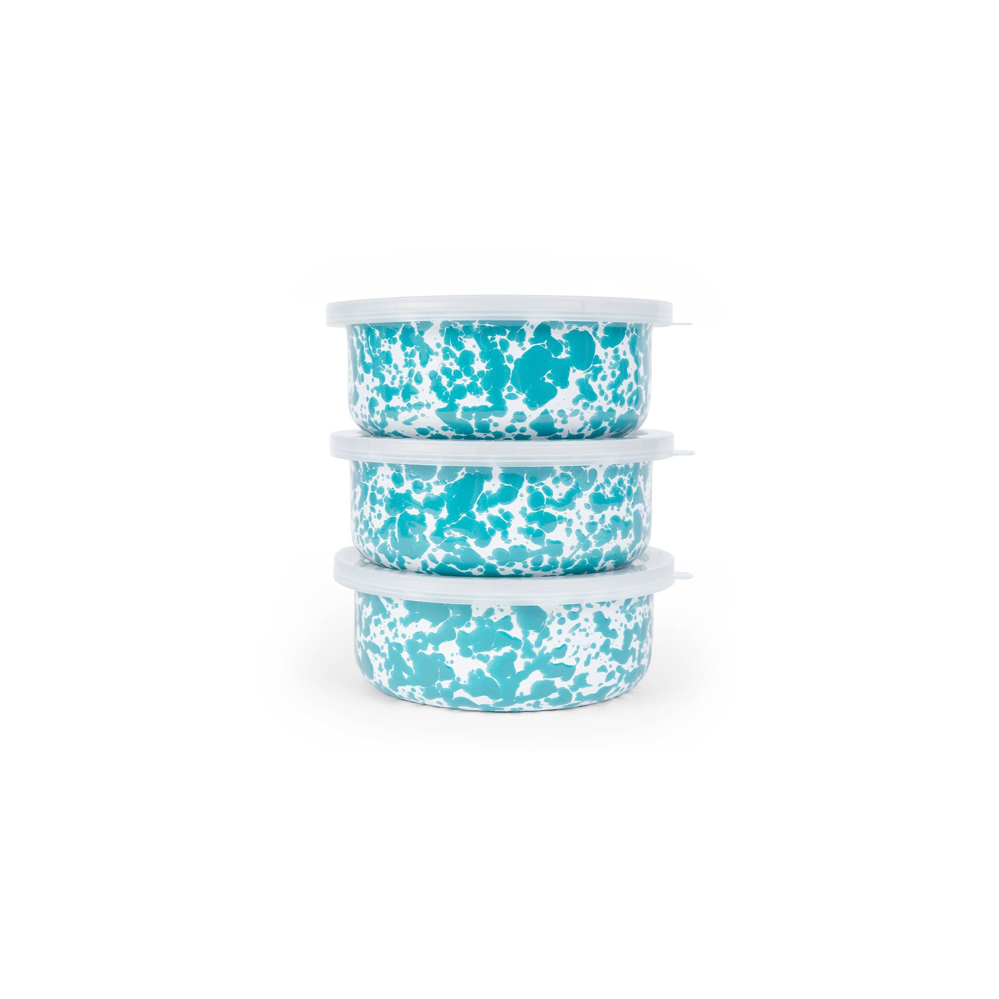 Splatter Storage Bowl - Turquoise