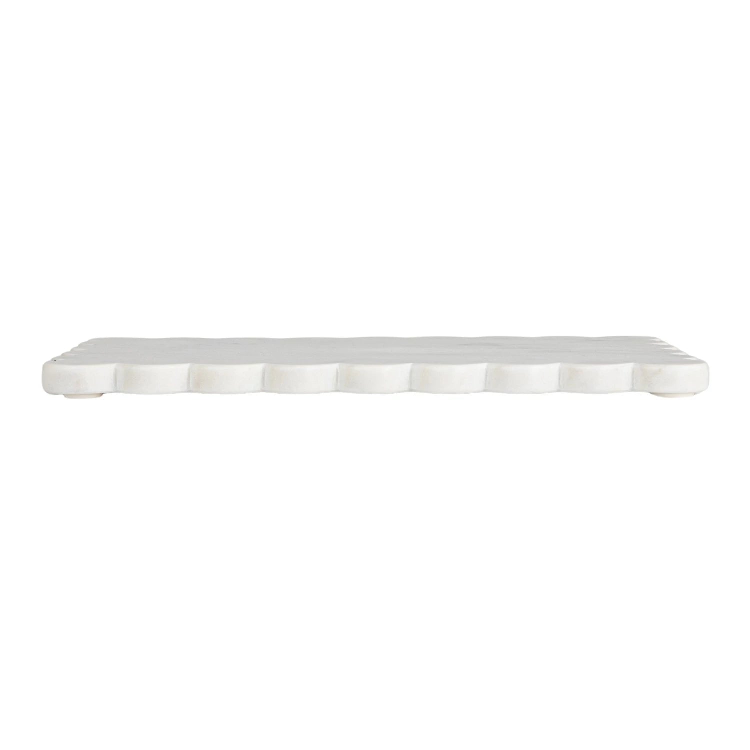 Marble CheeseBoard w Scalloped Edge image 1