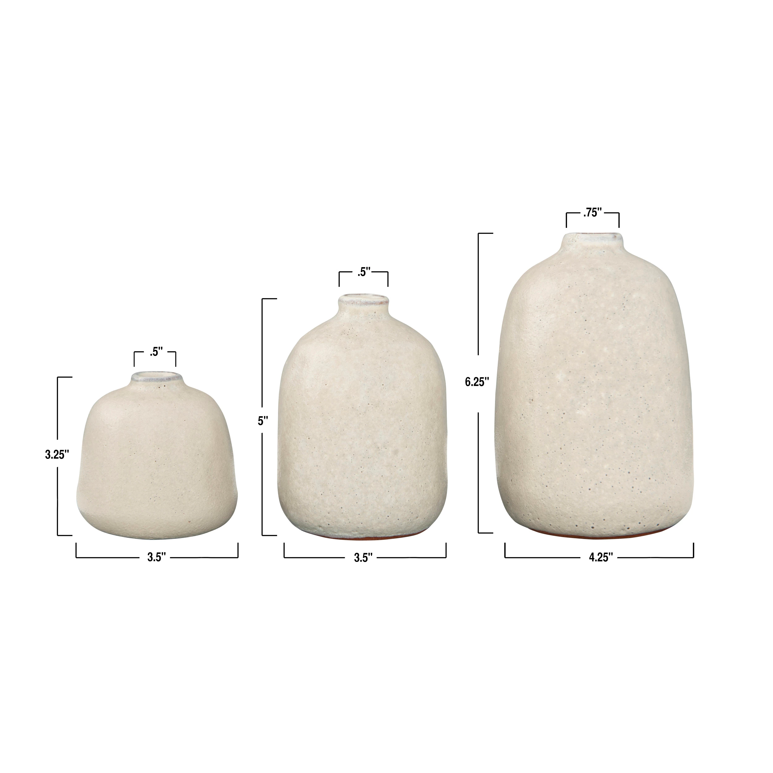 Terracotta Vases w/ Sand Finish image 2