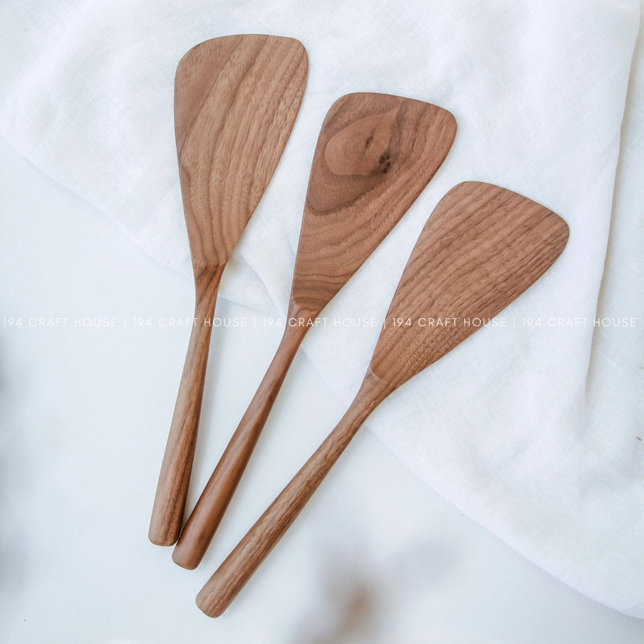 Walnut Wood Spatula - Narrow image 1