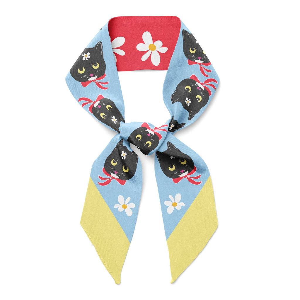 Naoko Cat Twilly Ribbon Scarf