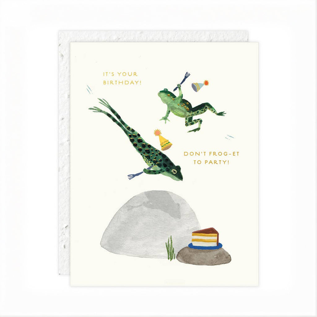 Party Frog - Birthday Card image 0