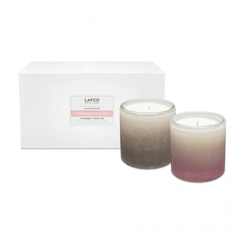 Classic Candle Set - Champagne & Roses image 0
