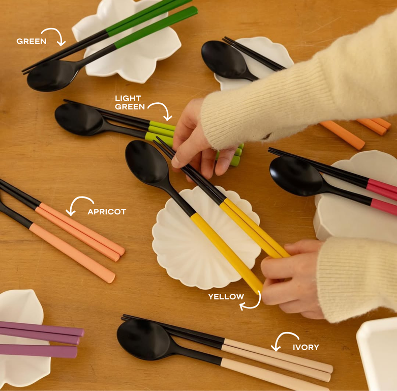 Melrose Wooden Spoon & Chopstick Set image 1