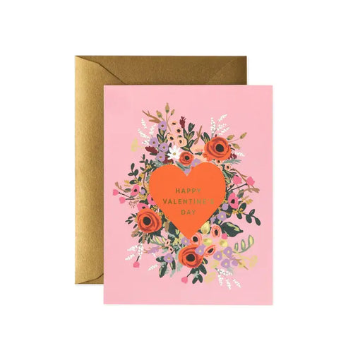 Blooming Heart Valentine Card image 0