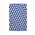 Navy Pattern Bath Mat - Scallop image 0