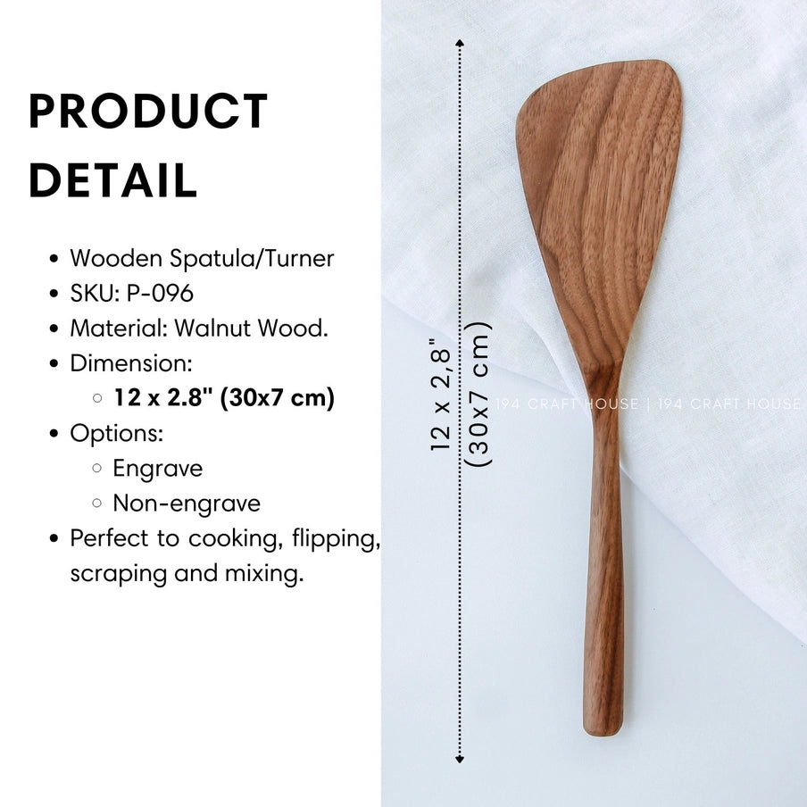 Walnut Wood Spatula - Narrow image 5