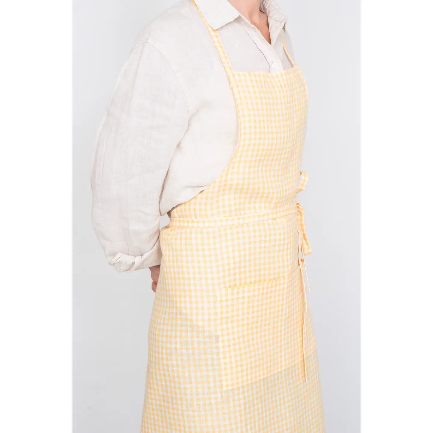 Linen Full Apron Keily image 1