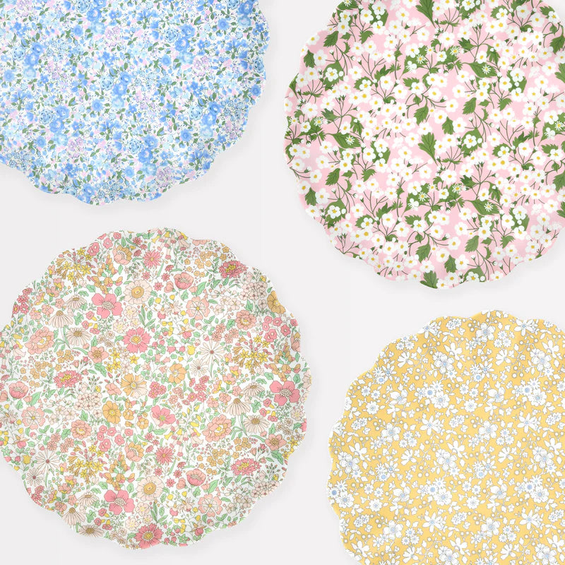 Meri Meri x Liberty Mixed Set Reusable Large Plates image 0