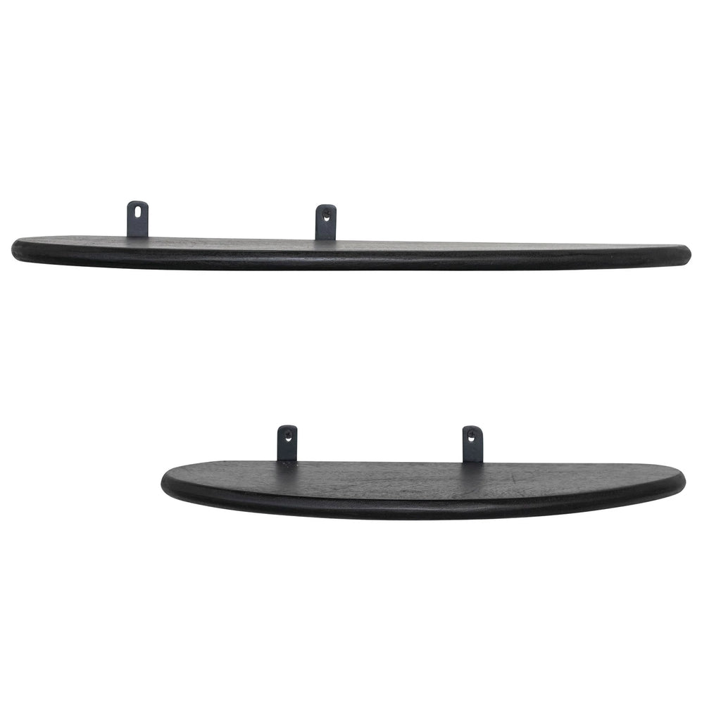 Organic Floating Wall Shelves - Set of 2 image 0