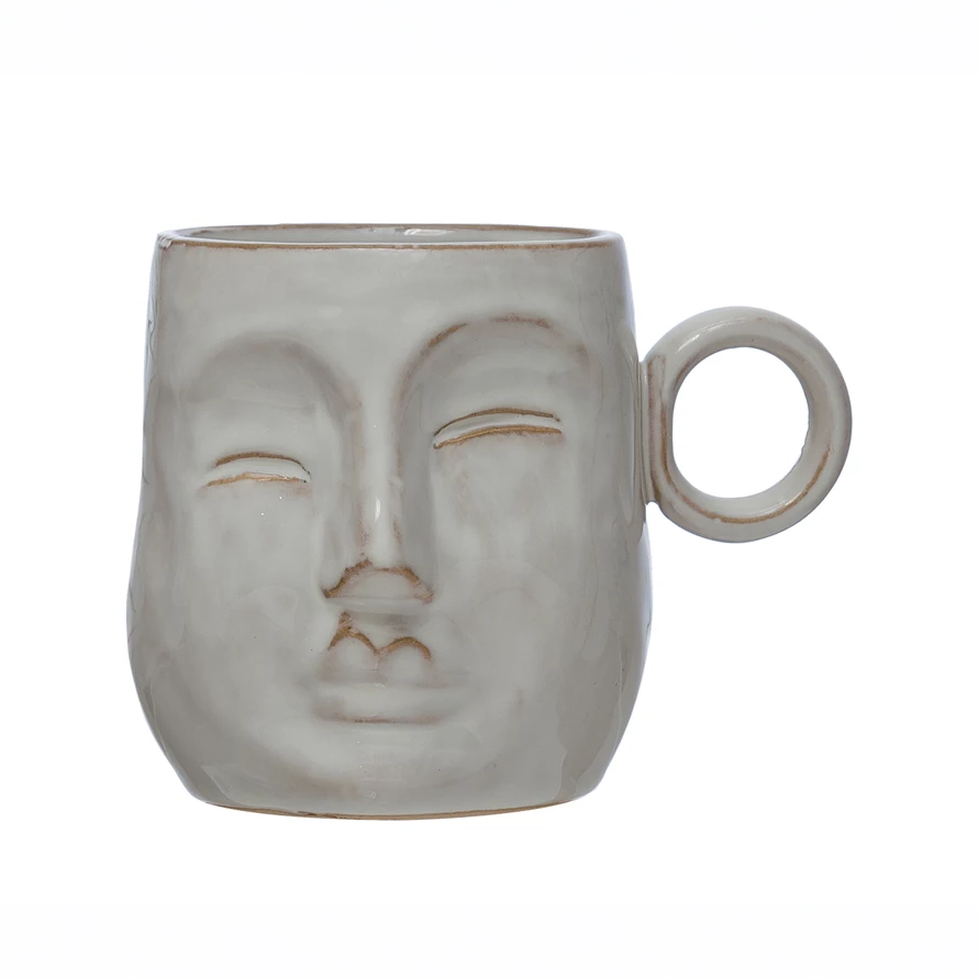Stoneware Face Mug image 0