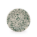 Splatter Salad Plate - Green & Cream