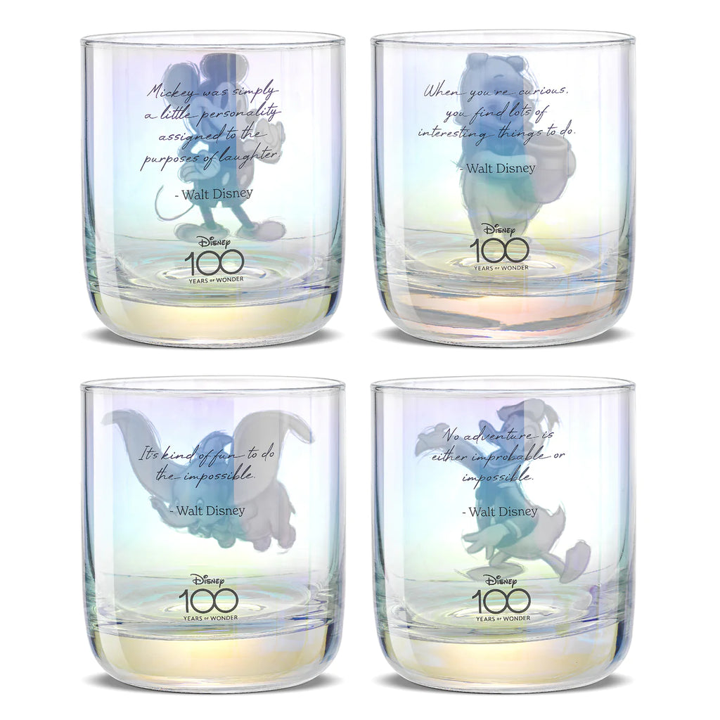 Disney Quotes Drinking Glasses - Set of 4 image 1