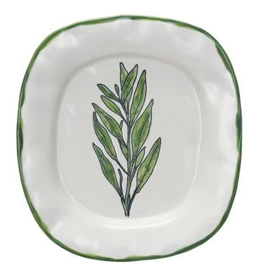Hand Painted Stoneware Plate image 3