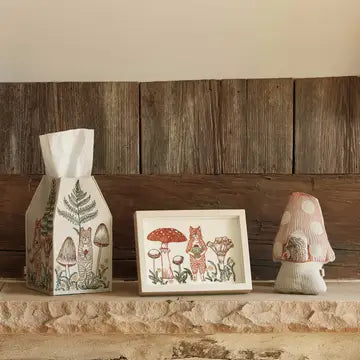 Mushrooms and Ferns Tissue Box Cover image 6