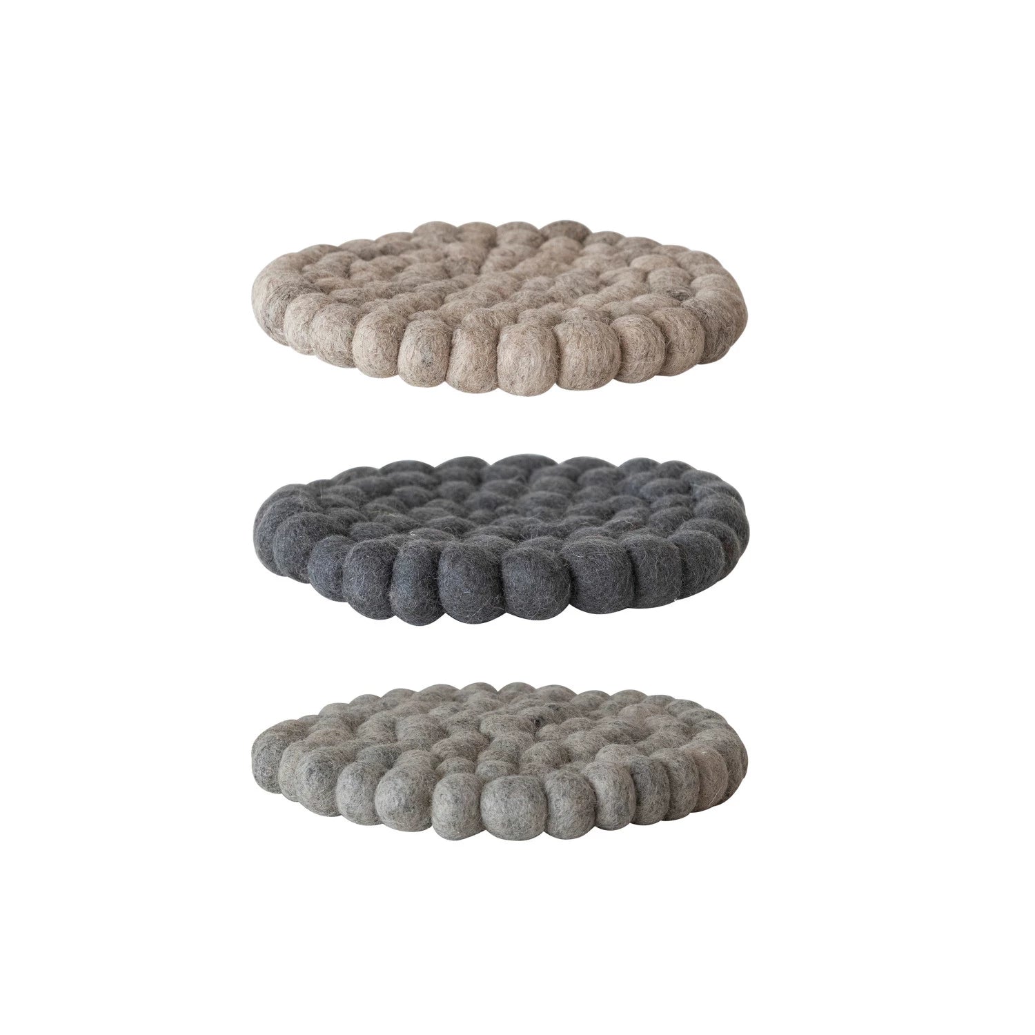 Wool Felt Ball Trivet image 3