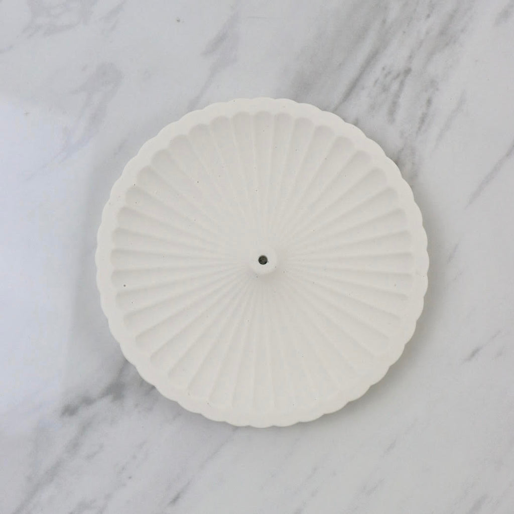 Fluted Round Incense Stick Holder image 2