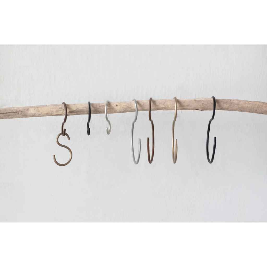 Hand-Forged Iron S-Hook (Set of 4) image 1