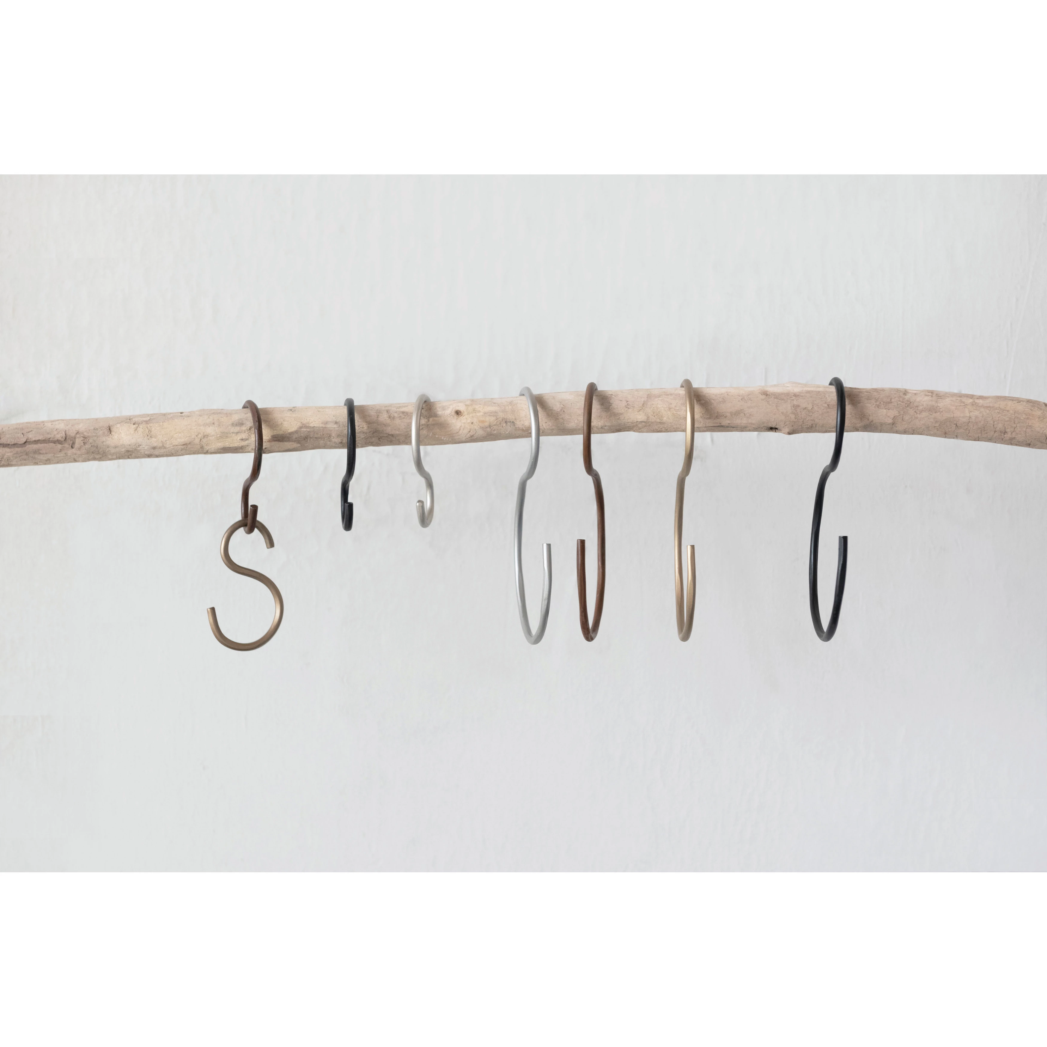 Hand-Forged Iron S-Hook (Set of 4) image 1