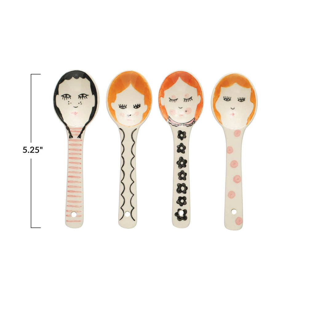 Hand Painted Lady Face Spoon image 6