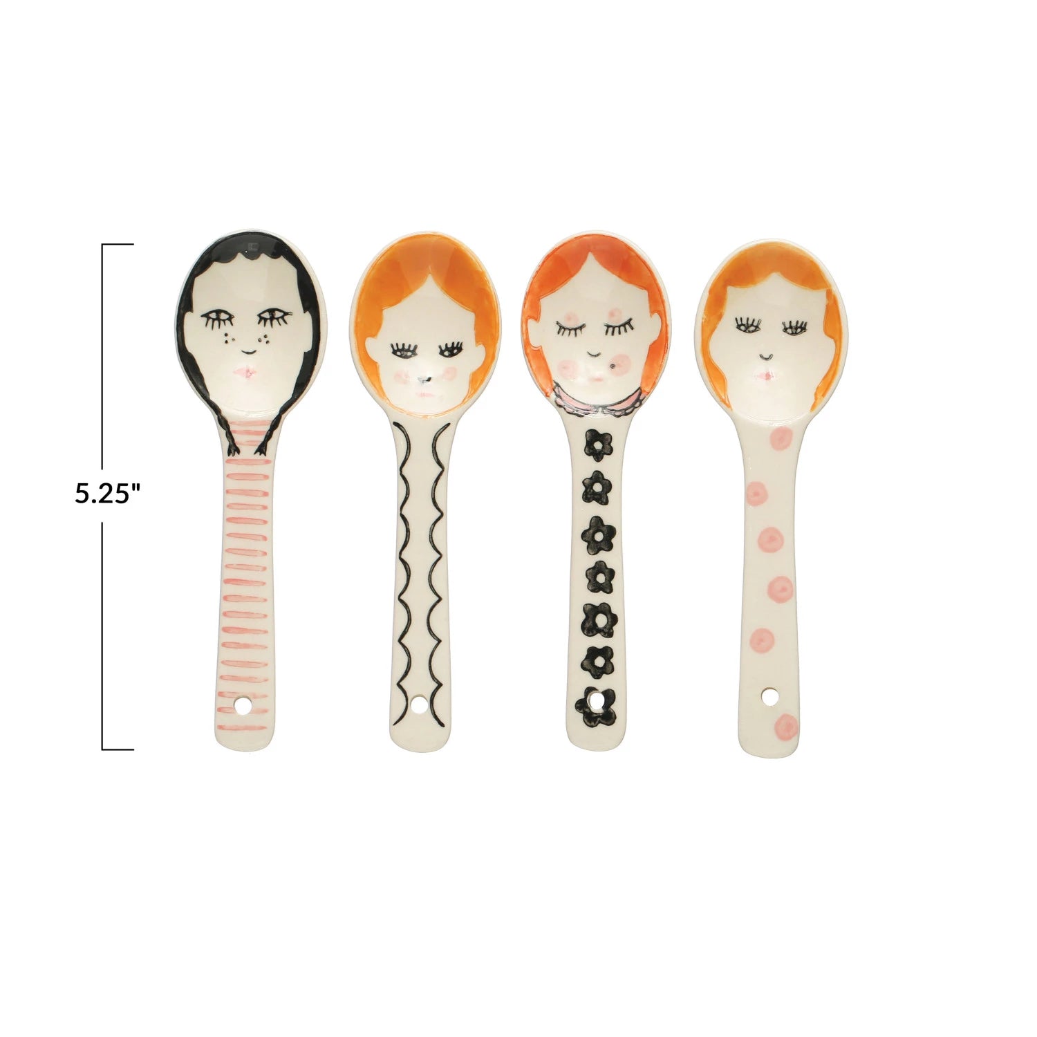 Hand Painted Lady Face Spoon image 6