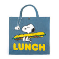 Snoopy Vintage Market Tote - Snoopy Lunch