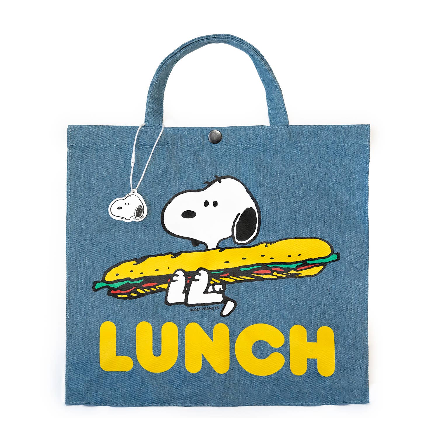 Snoopy Vintage Market Tote - Snoopy Lunch