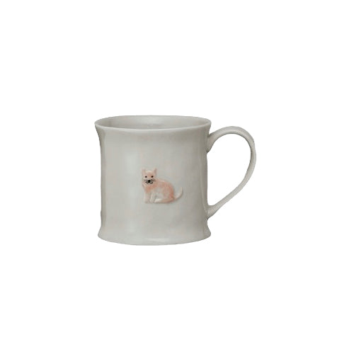Embossed Stoneware Mug image 3