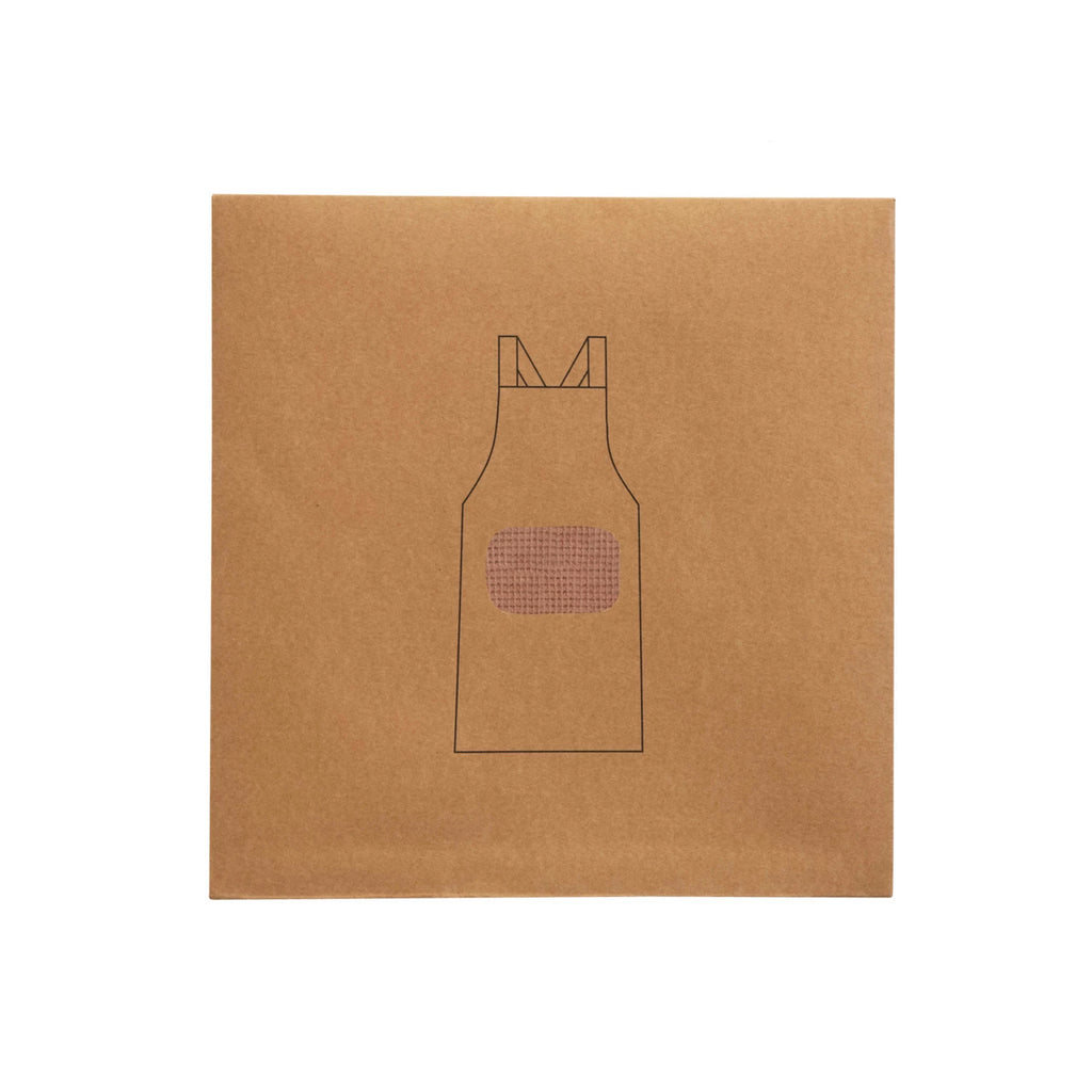 Linen & Cotton Waffle Apron w/ Pocket image 2