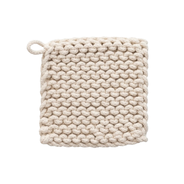 Cotton Crocheted Pot Holder image 1