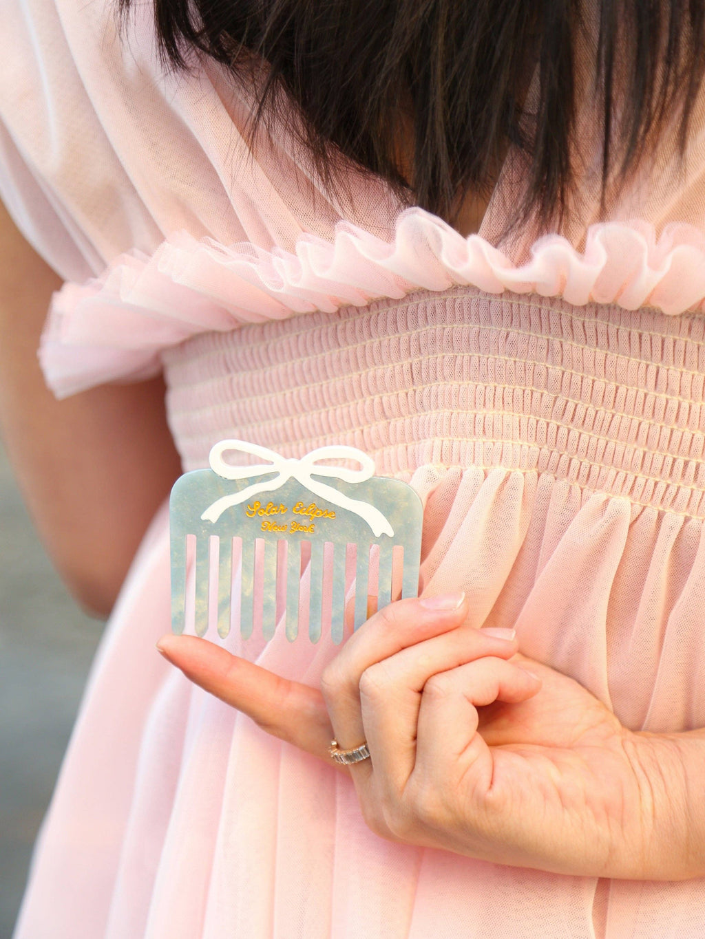 Vintage Bow Pocket Hair Comb