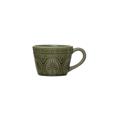 Debossed Stoneware Mug image 5