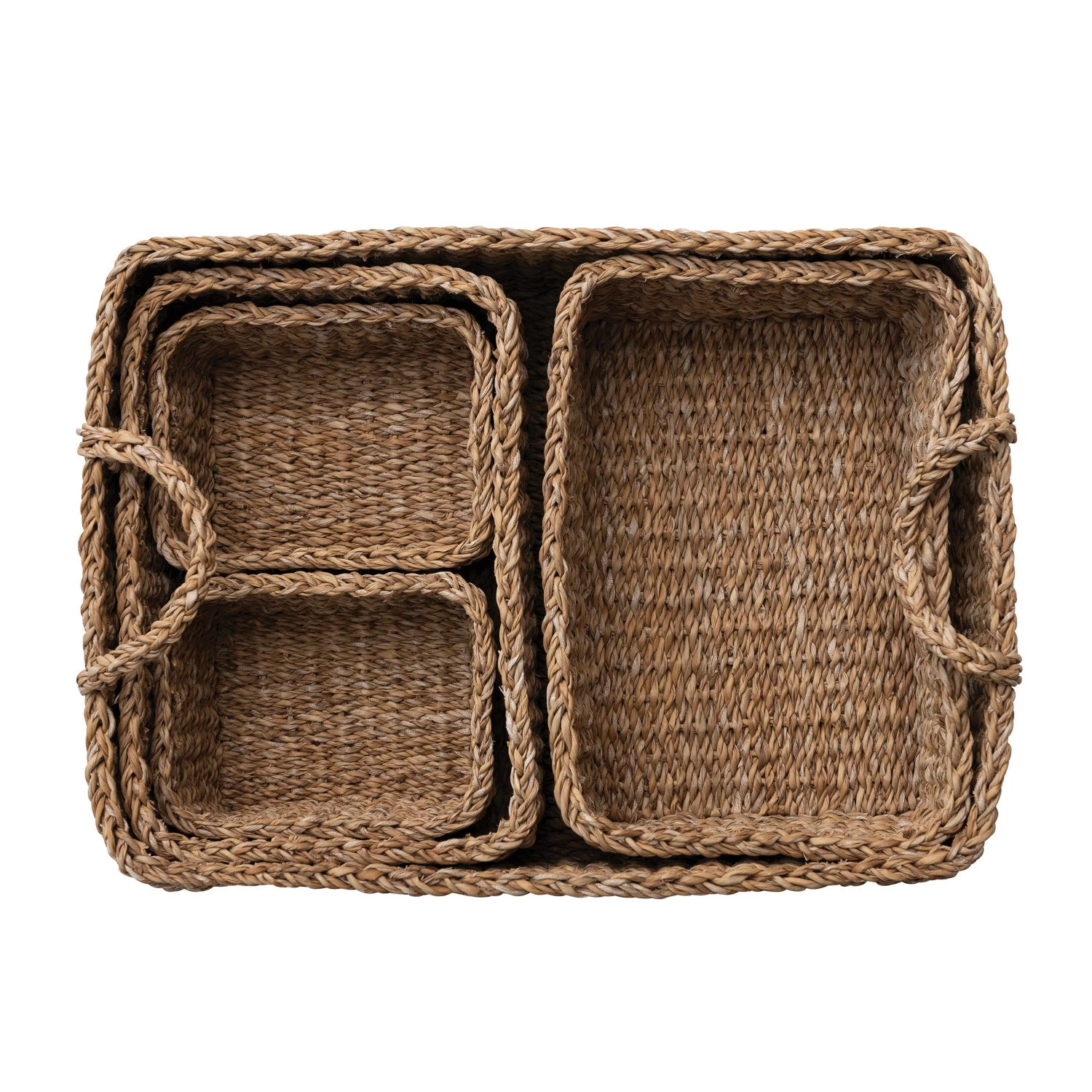 Hand-Woven Seagrass Basket image 0