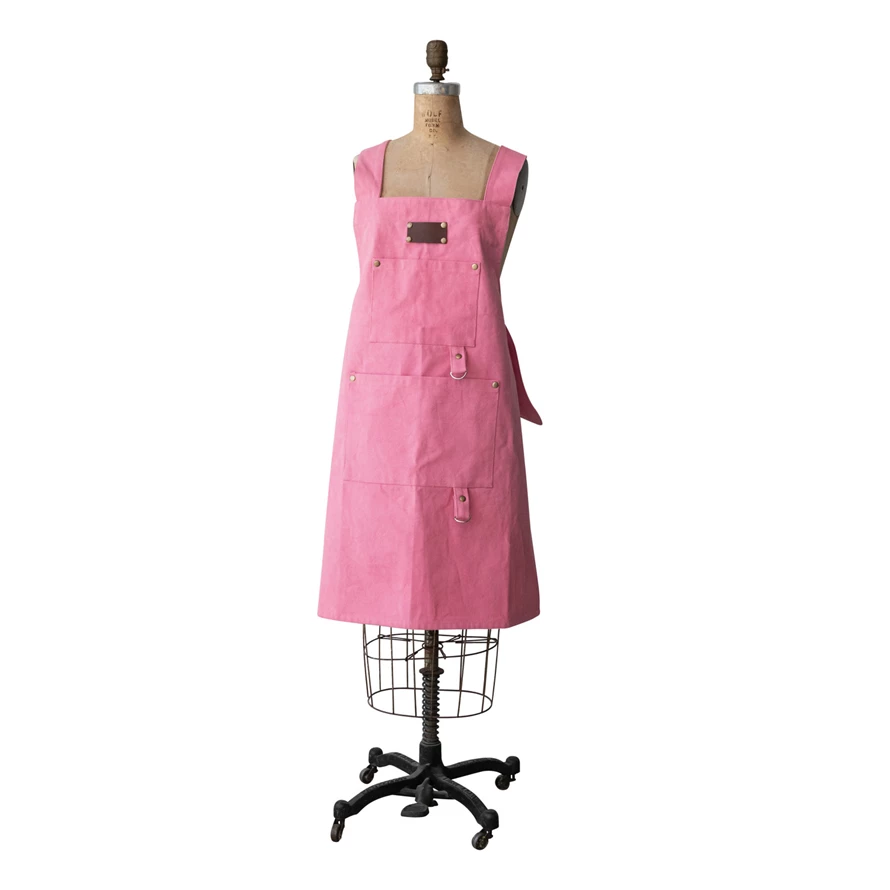 Cotton Canvas Cross Back Apron image 0