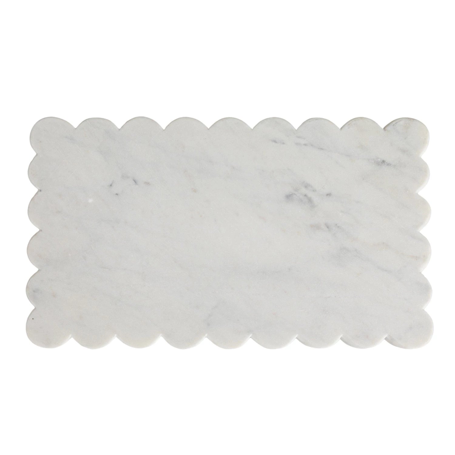 Marble CheeseBoard w Scalloped Edge image 0