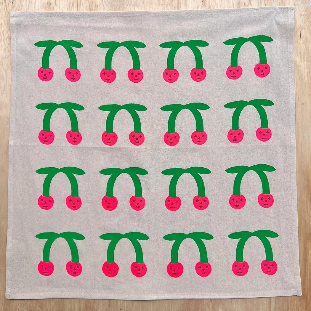 Screen-Printed Tea Towel image 1