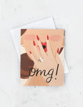 OMG Princess Cut Greeting Card image 0