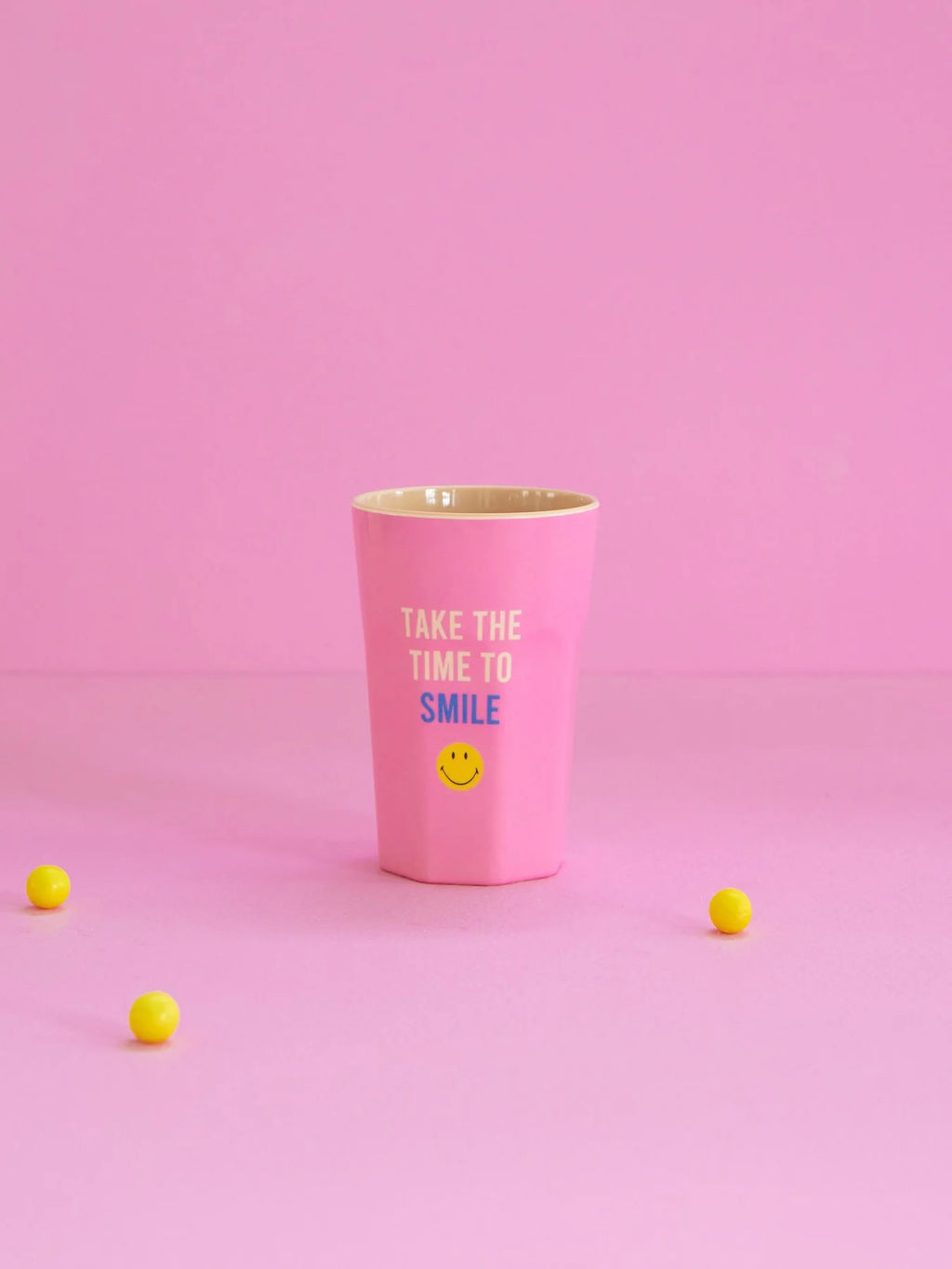 Tall Melamine Cup - Smiley image 3