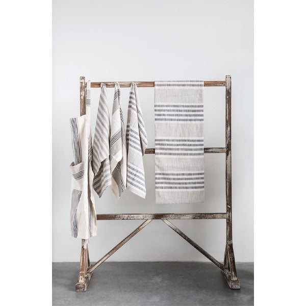 Woven Cotton Stripe Table Runner image 1