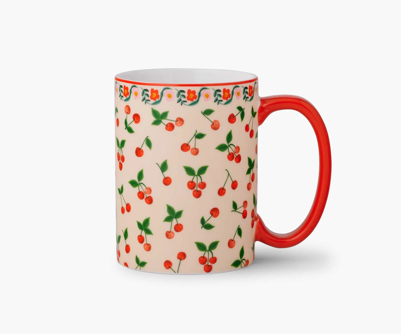 Cherries Porcelain Mug image 0