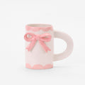 Pink Ribbon Ceramic Mug image 0