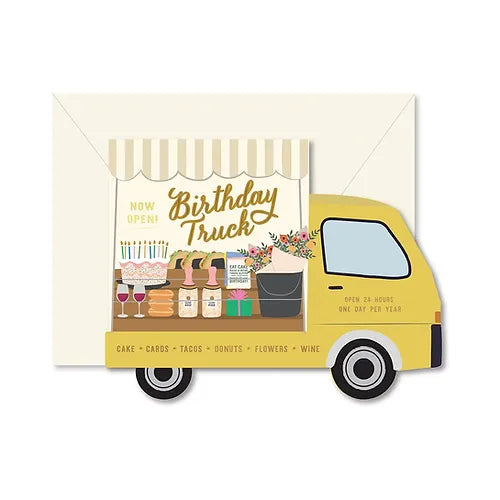 Birthday Truck Greeting Card image 0