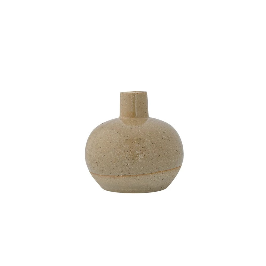 Stoneware Vase with Sand Finish image 3