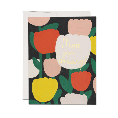 Amazing Tulips Greeting Card image 0
